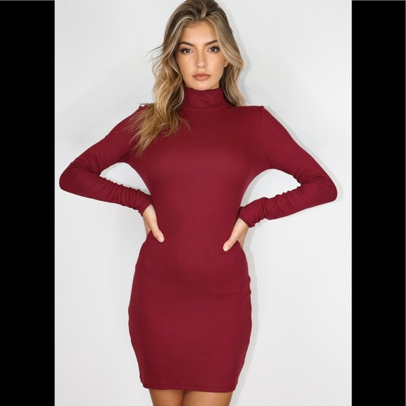 Missguided Dresses & Skirts - Missguided Burgundy Dress